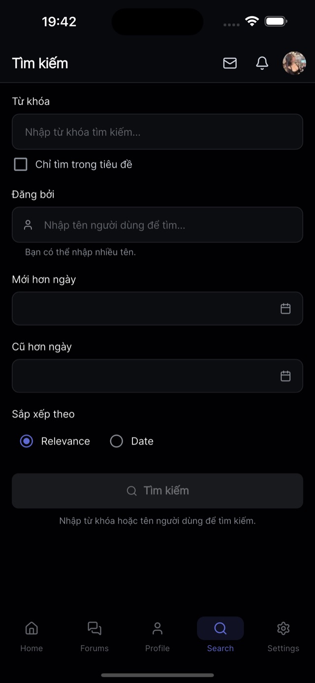 Tìm kiếm nâng cao